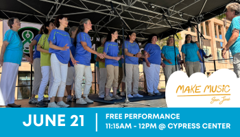 2025 Make Music Day San Jose - June 21 11:15am Cypress Center